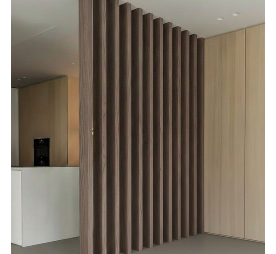 XL Roomdivider walnoot