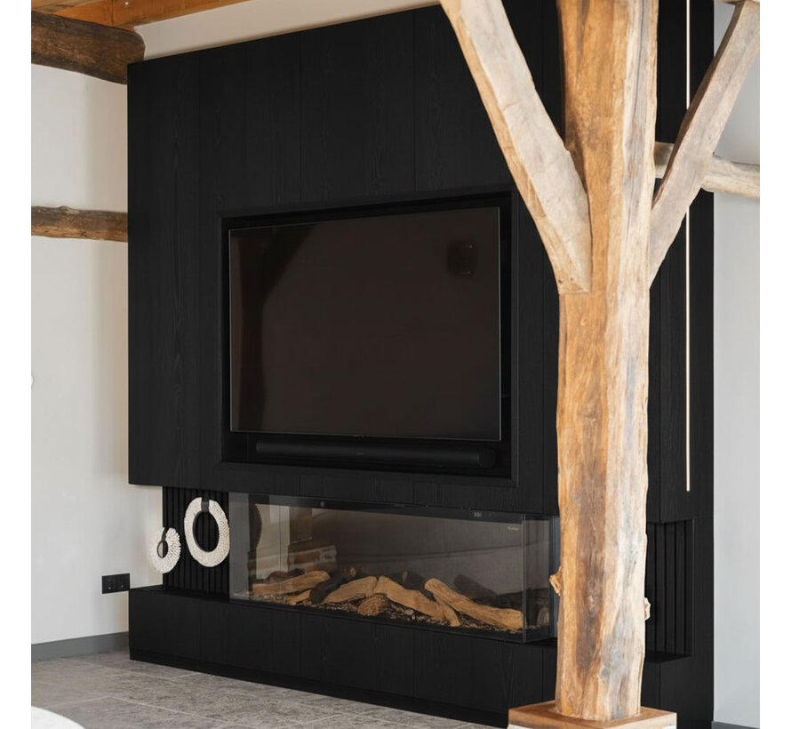 Decor paneel as zwart