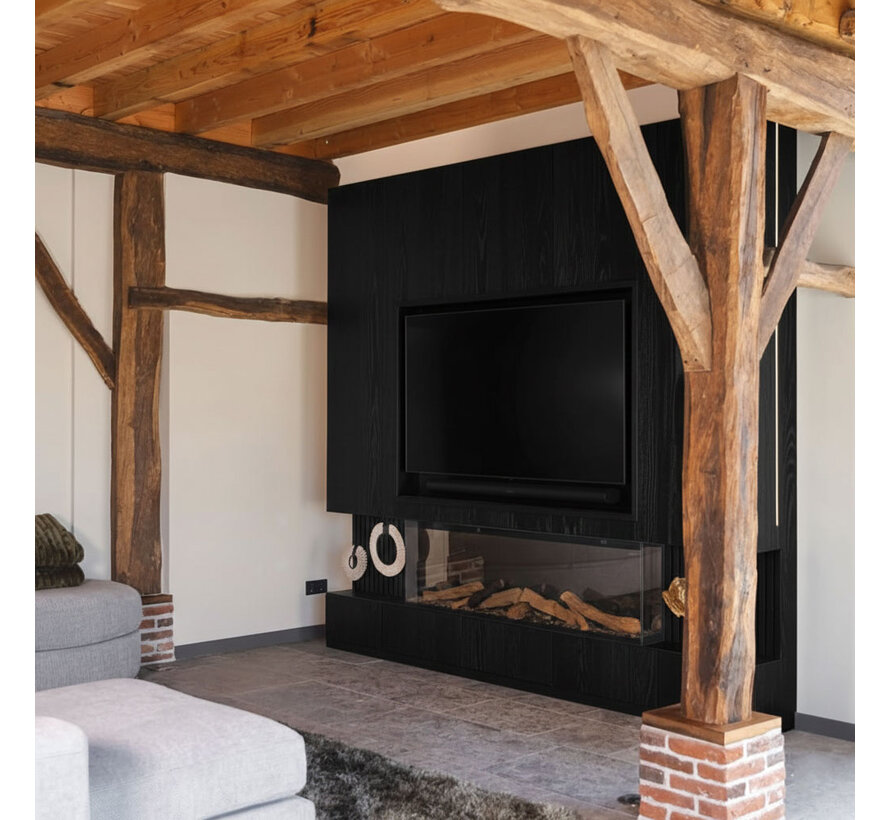 Decor paneel as zwart