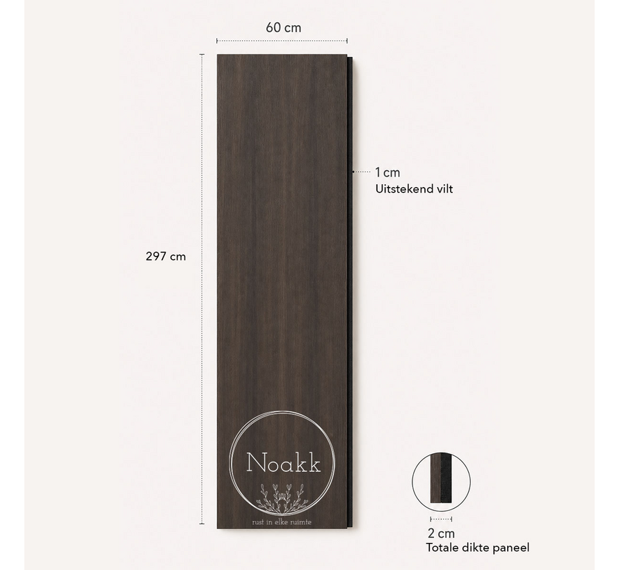 XL Decor paneel gerookt eiken
