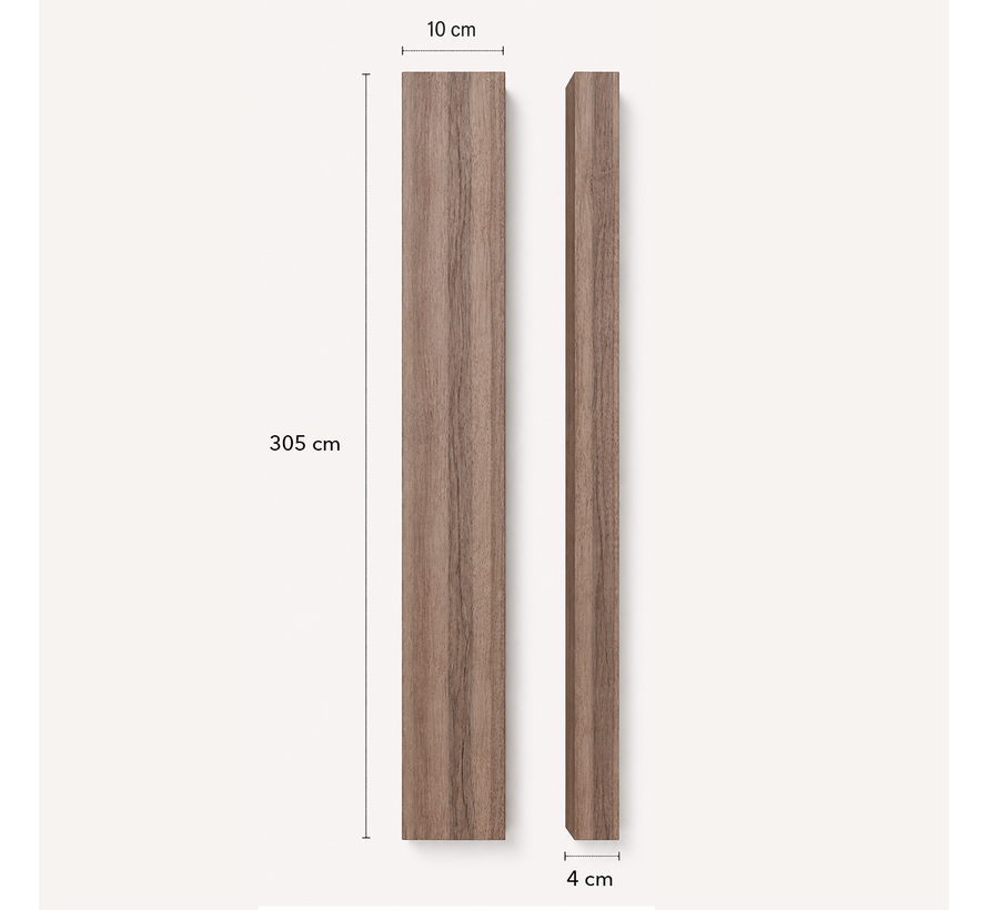 XL Roomdivider walnoot