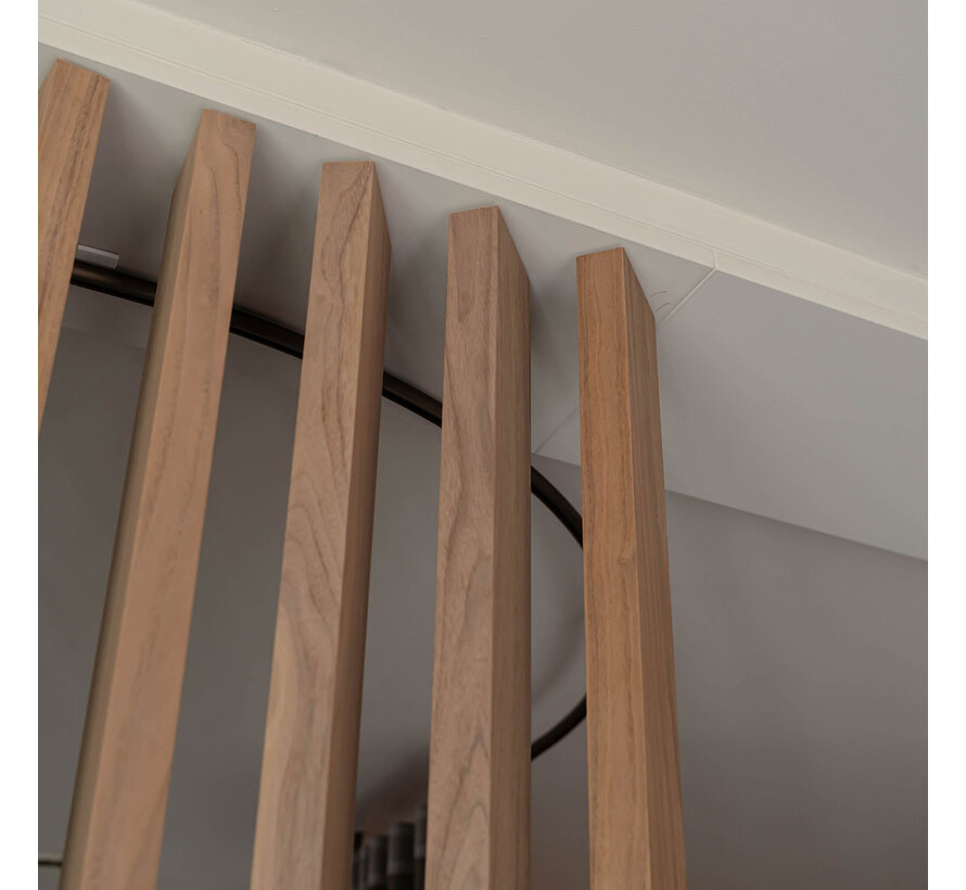 XL Roomdivider walnoot