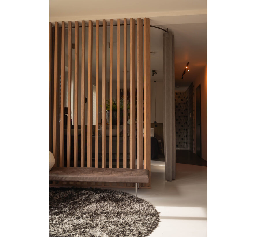 XL Roomdivider walnoot