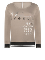 Zoso Paris - Shirt with print - taupe