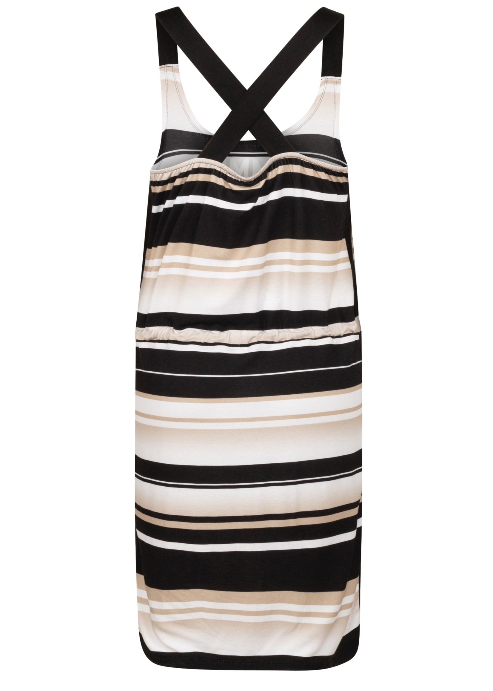 Zoso Jill - Striped dress - Black/Sand