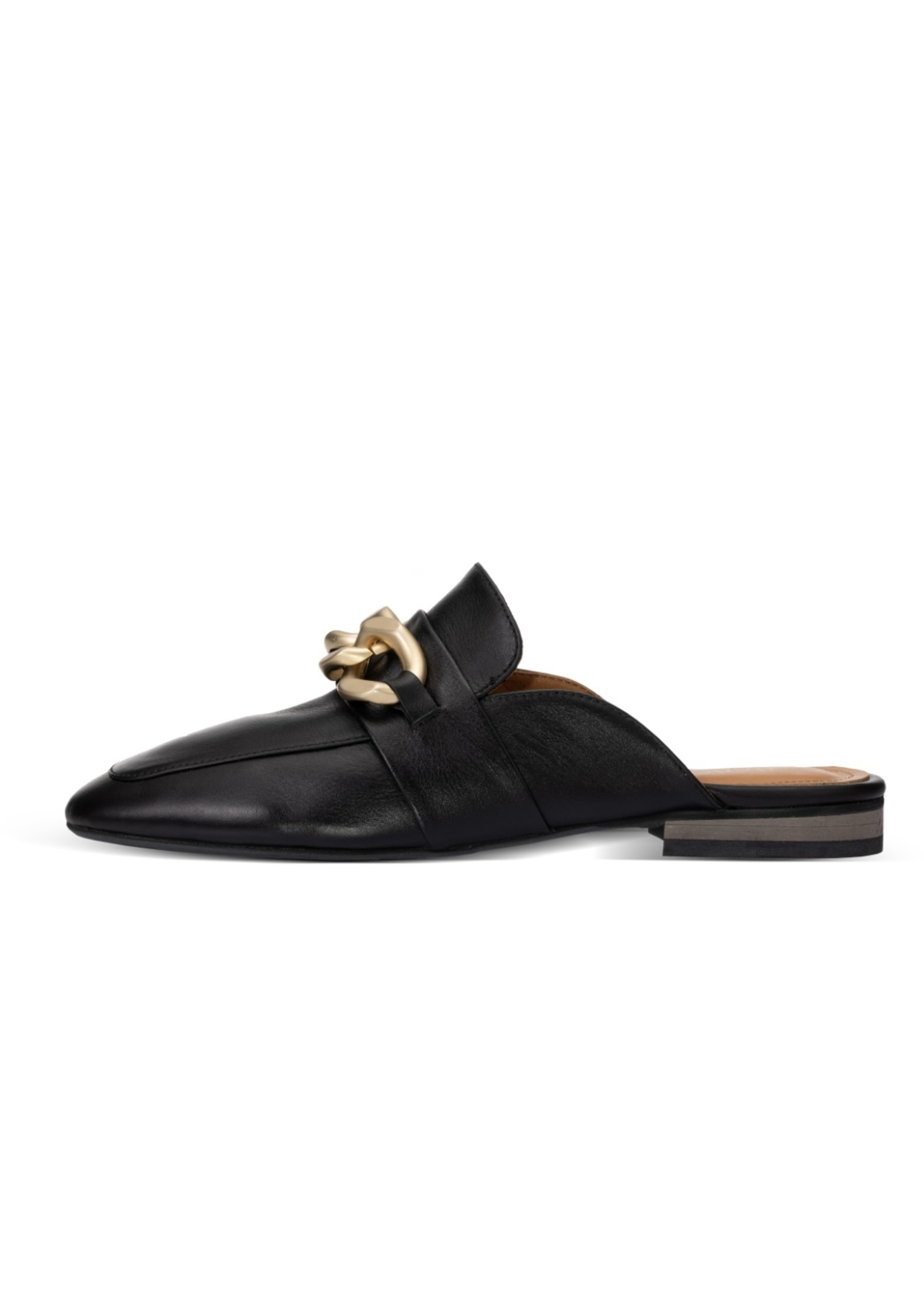 Babouche Loafer - Leer - Zwart