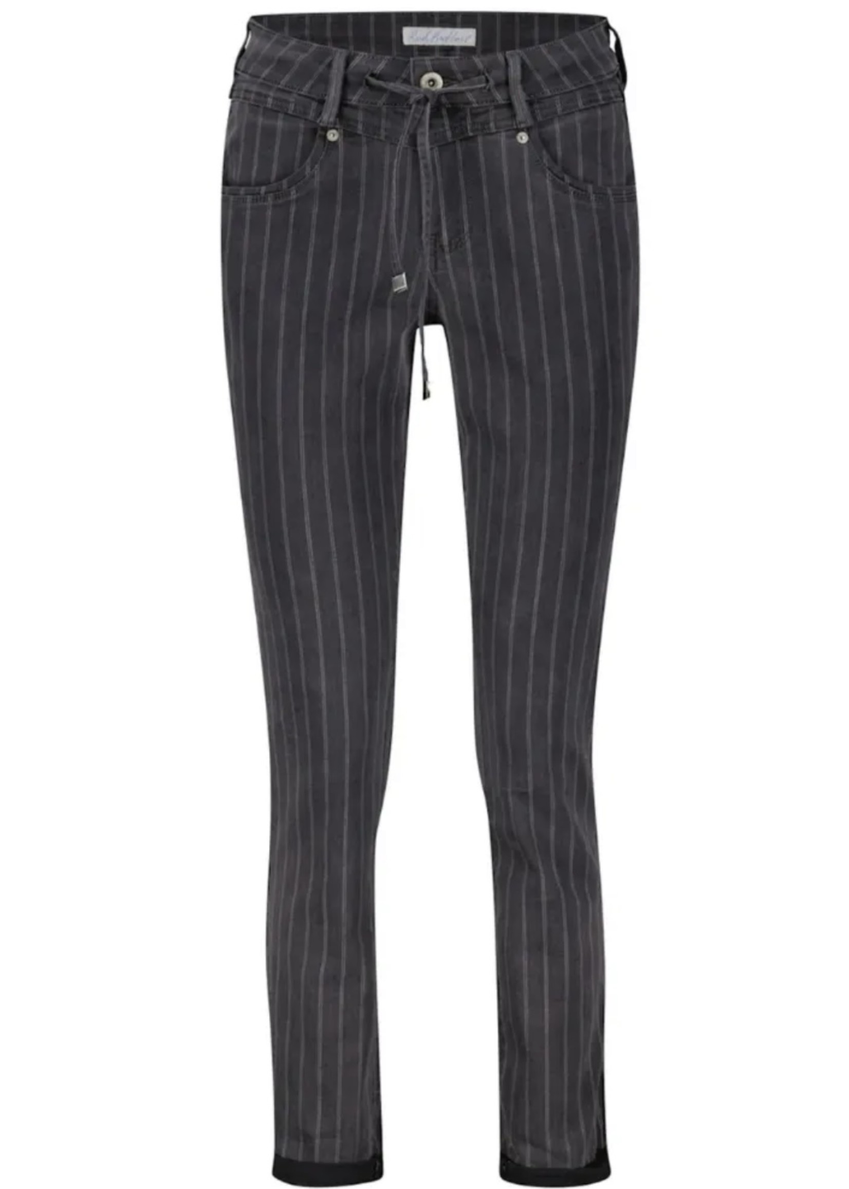 Red Button Relax jog denim - SRB3911 - Grey denim Pinstripe