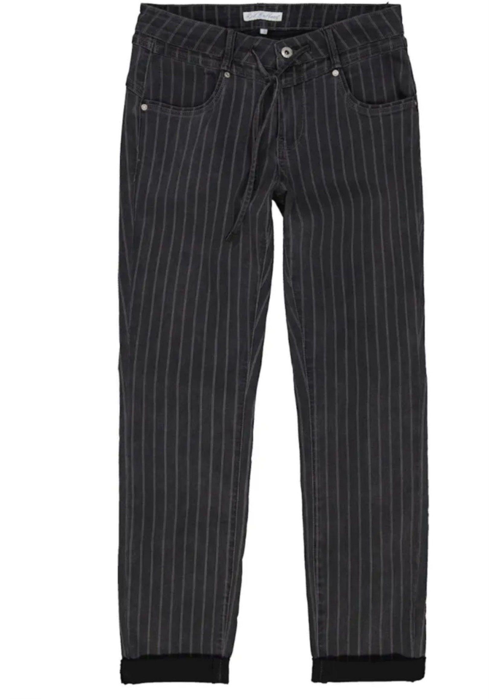 Red Button Relax jog denim - SRB3911 - Grey denim Pinstripe