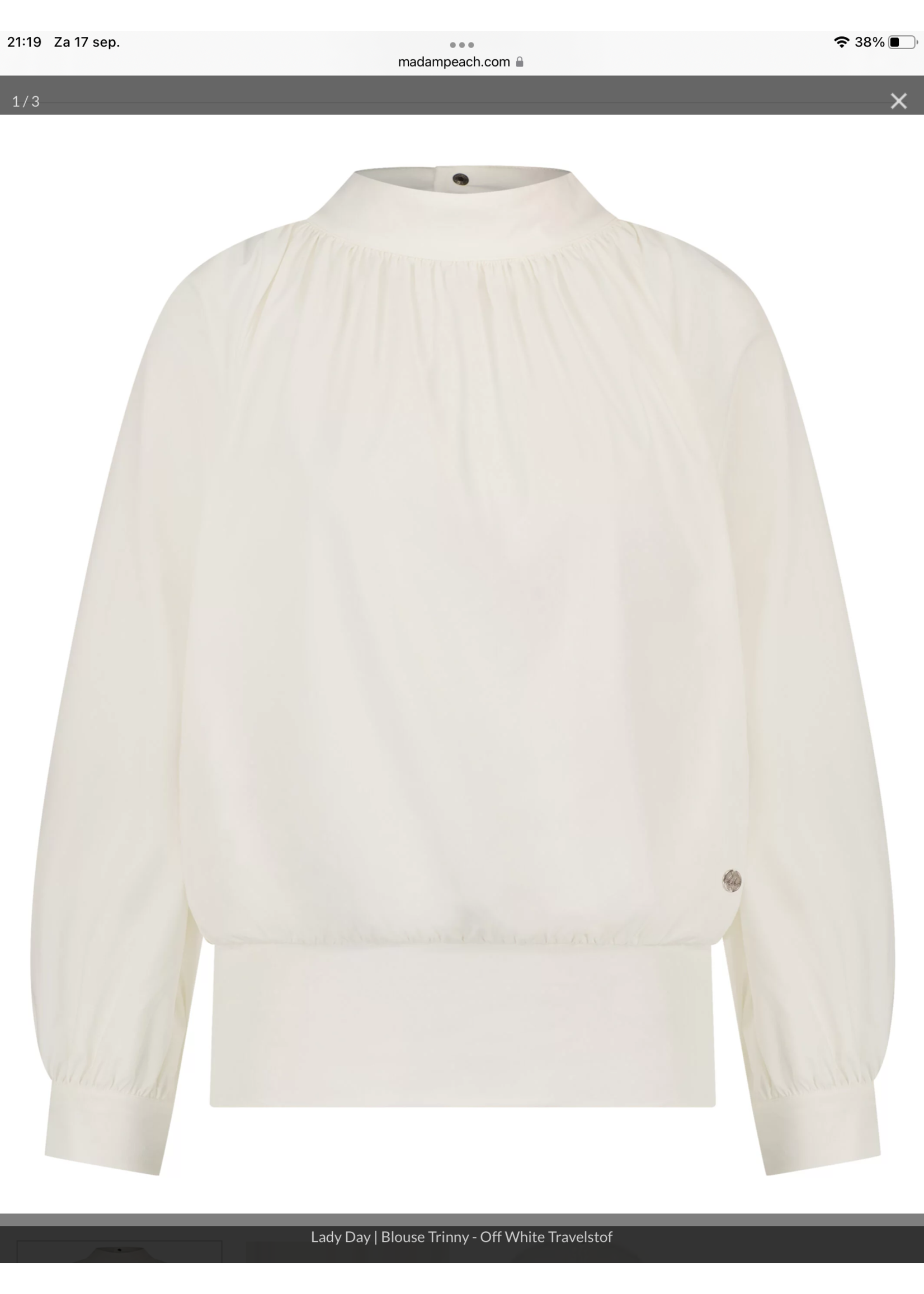 Lady Day Trinny - Top - Tobacco, Black, Off White