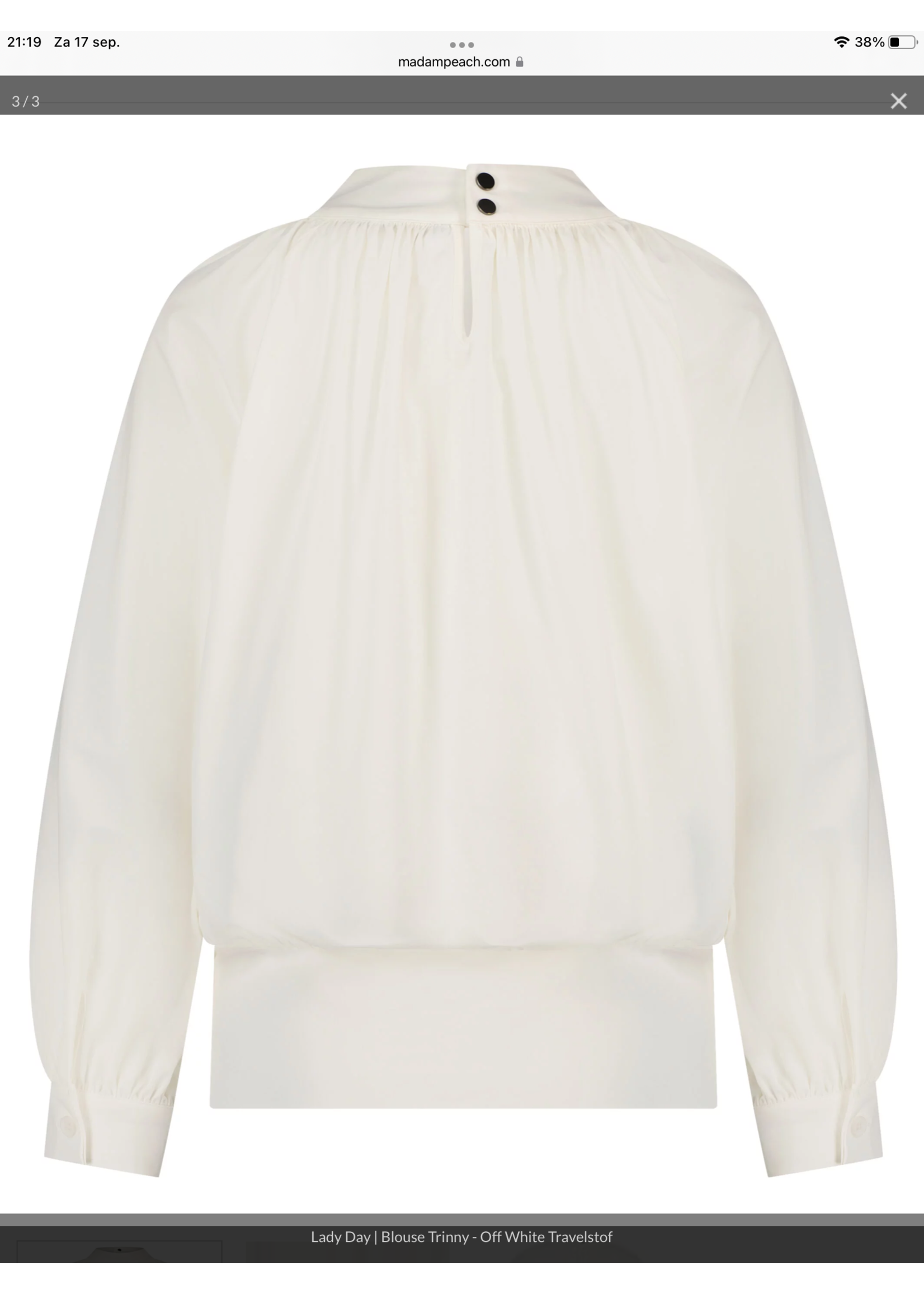 Lady Day Trinny - Top - Tobacco, Black, Off White