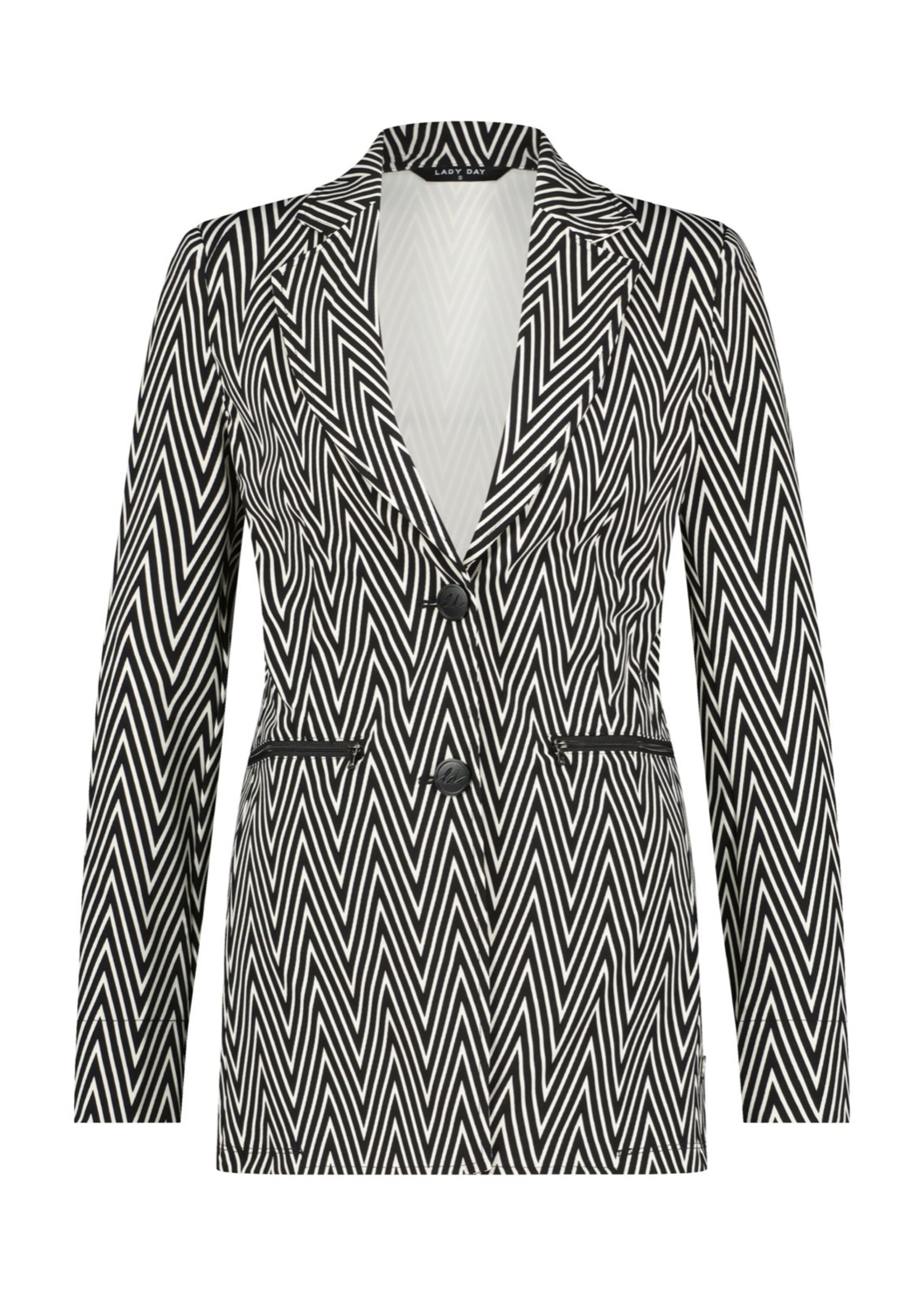 Lady Day Blaka - Blazer - Off White zig zag