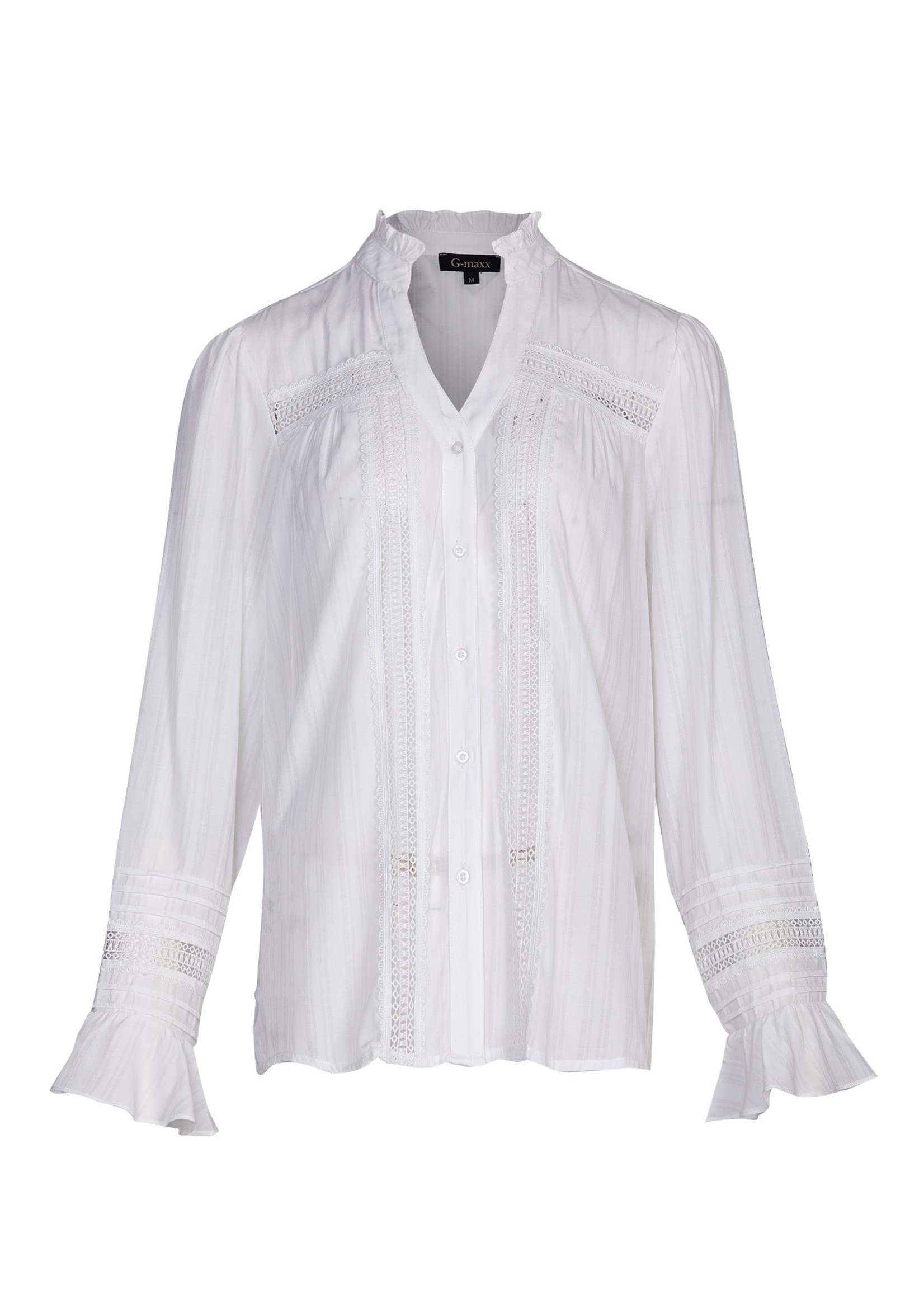 G-Maxx Nynke - Blouse - Offwhite, Perzikroze