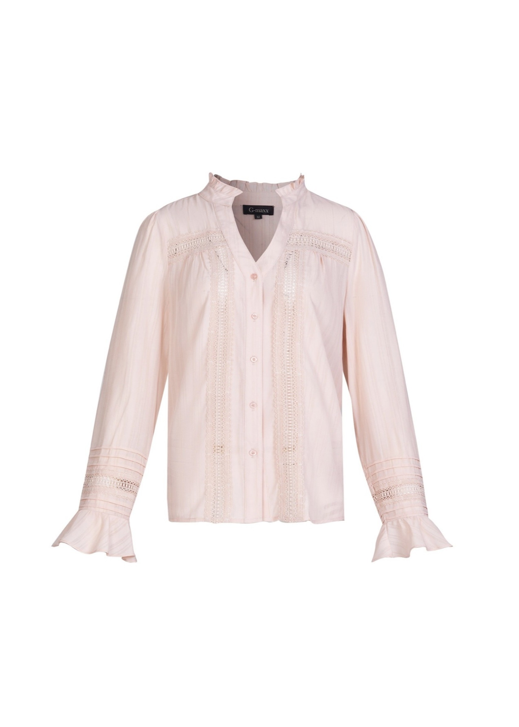 G-Maxx Nynke - Blouse - Offwhite, Perzikroze