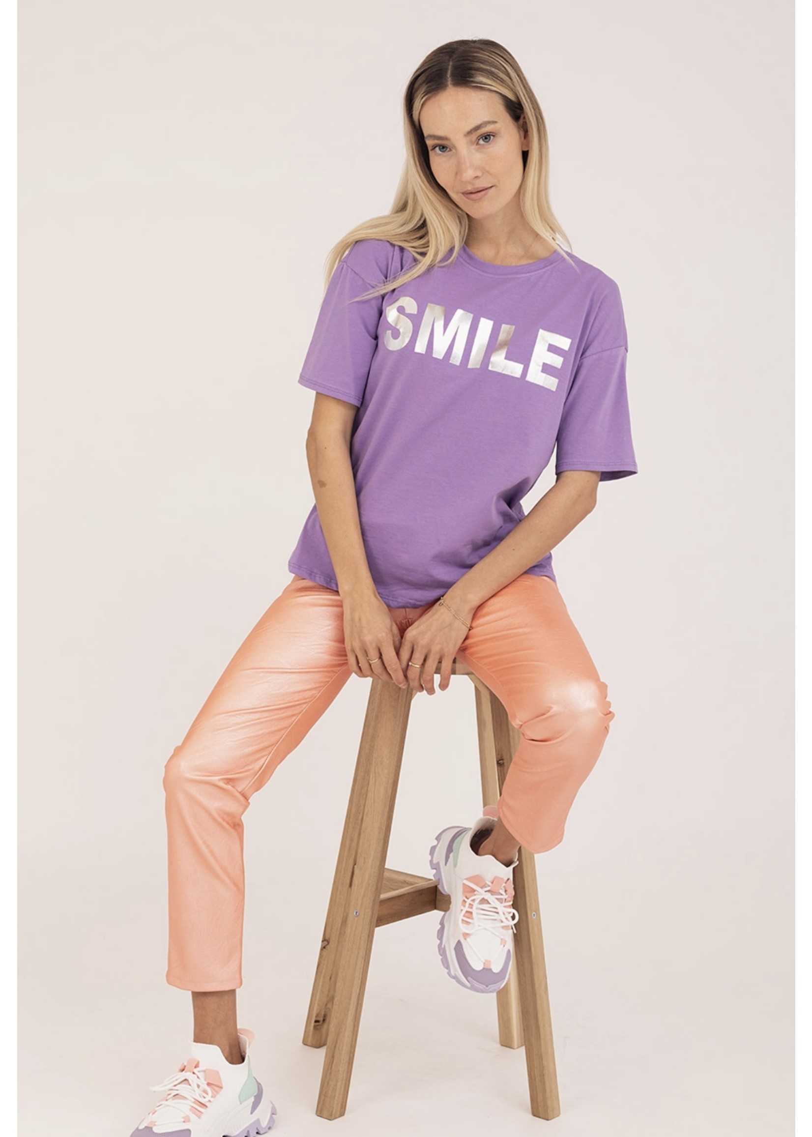 B-stylicious Smile - T-shirt - Mint, Lila