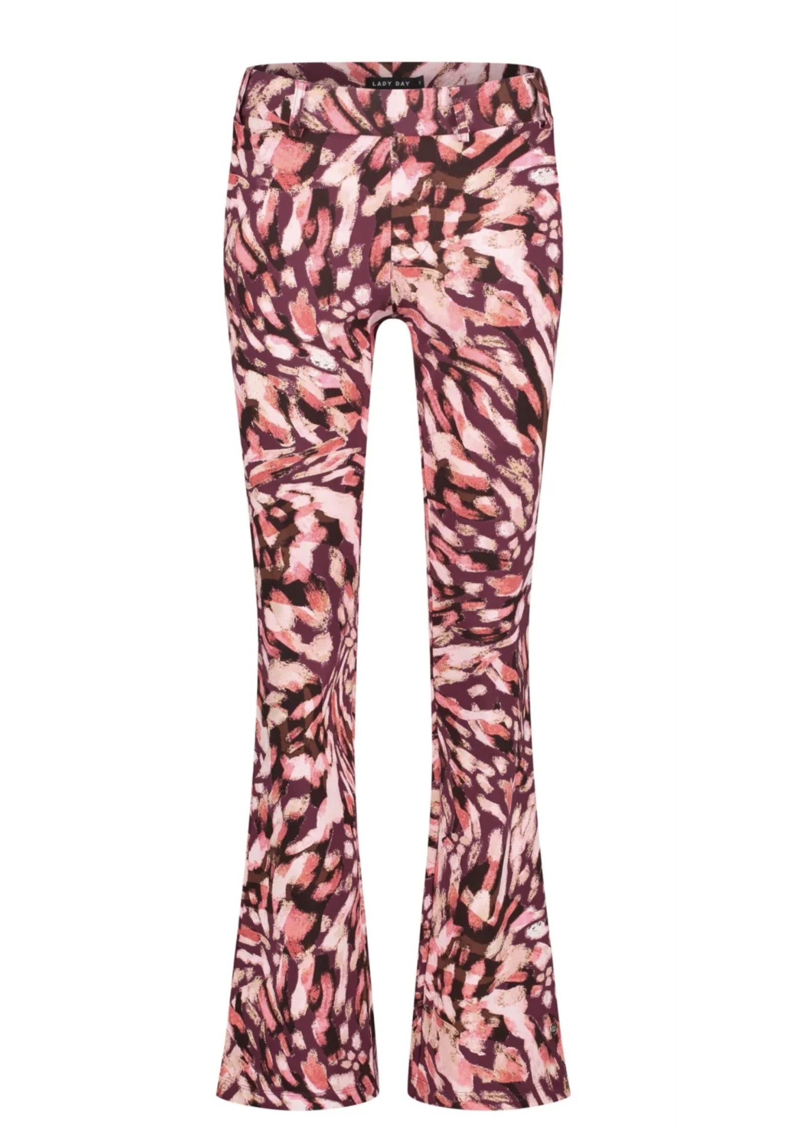 Lady Day Lady Day - Poppy - Broek -  Big Leopard, Pink Paint, Hot Pink