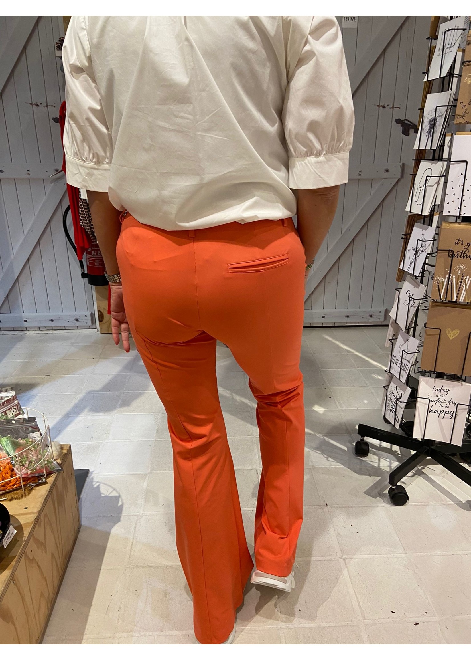 B-stylicious B-Stylicious - Java  - Broek travel - Orange