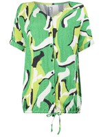 Zoso Jenna - Fantasy fabric blouse - Green/Multi