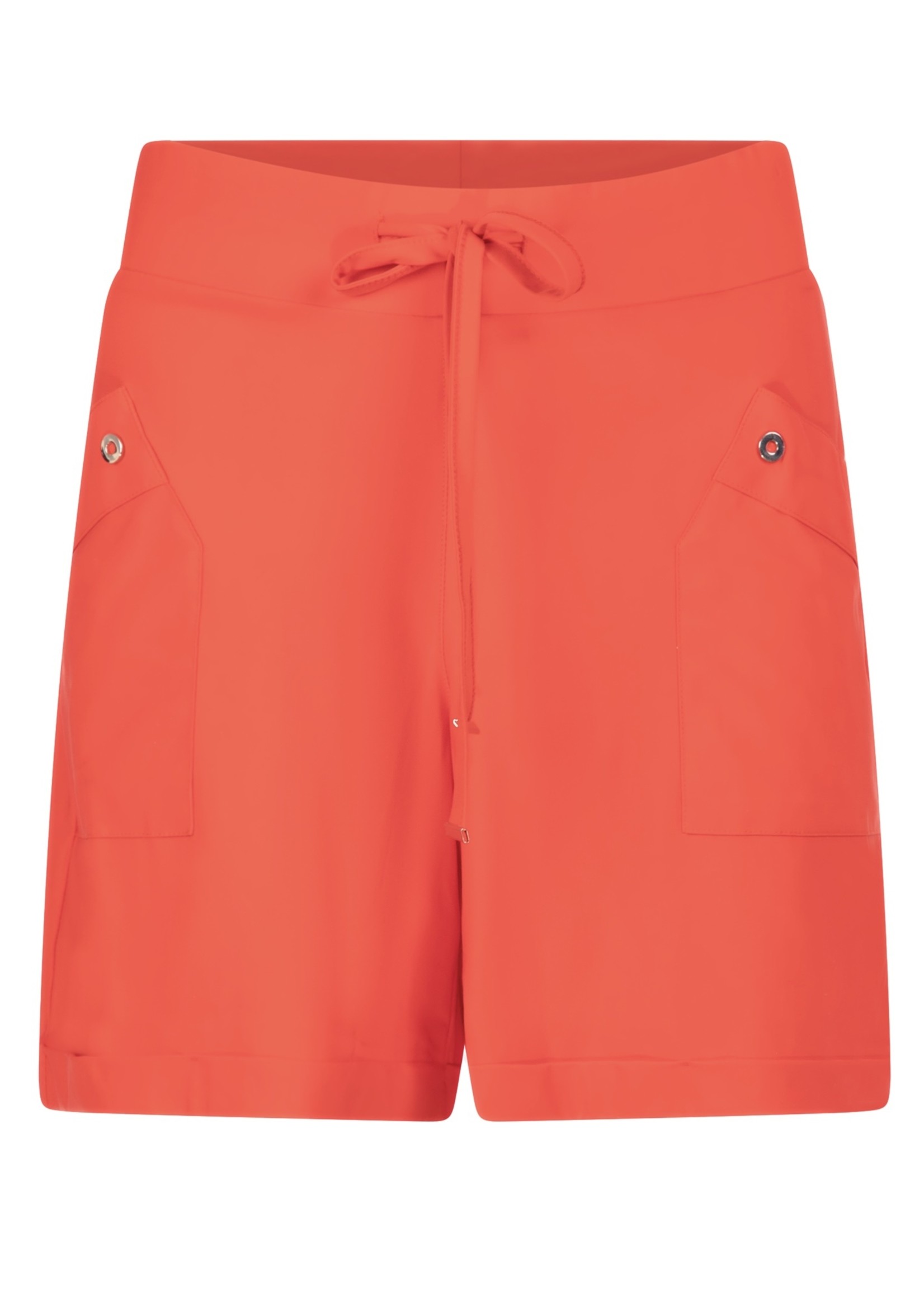 Zoso Zoso - Francis - Travel short with details - Fiery Red