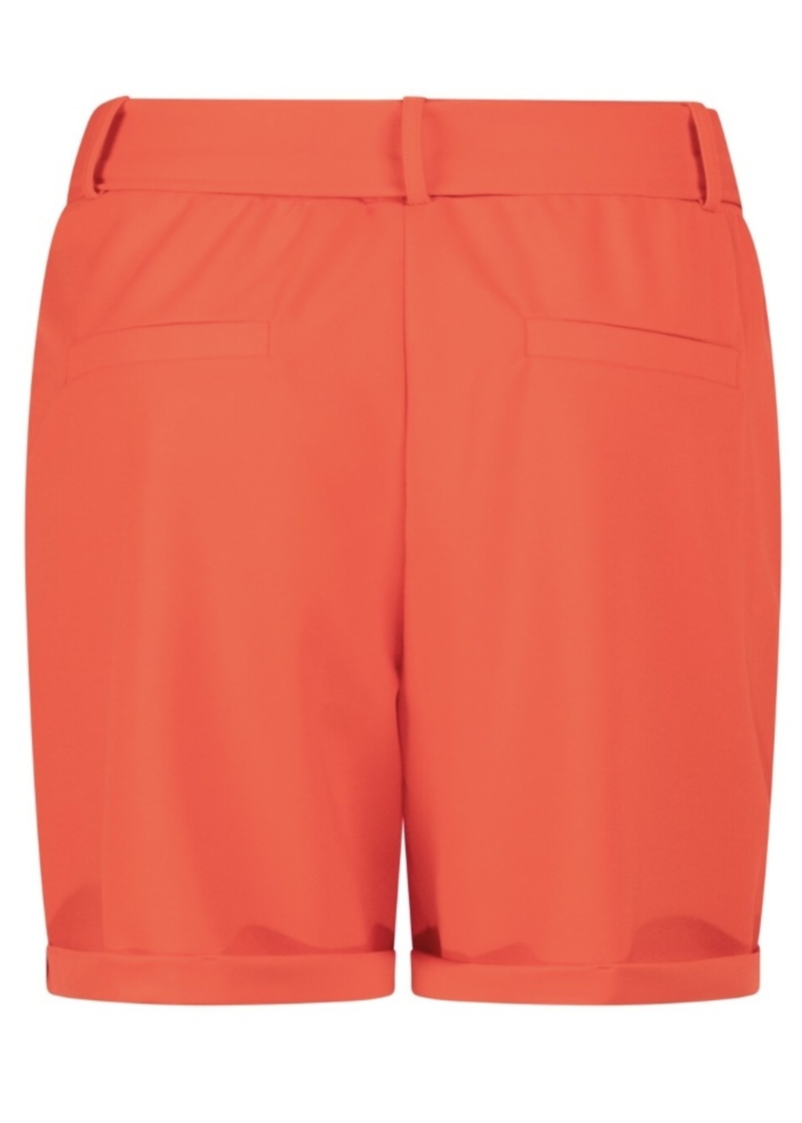 Zoso Zoso - Verona - Solid crepe shorts - Fiery Red