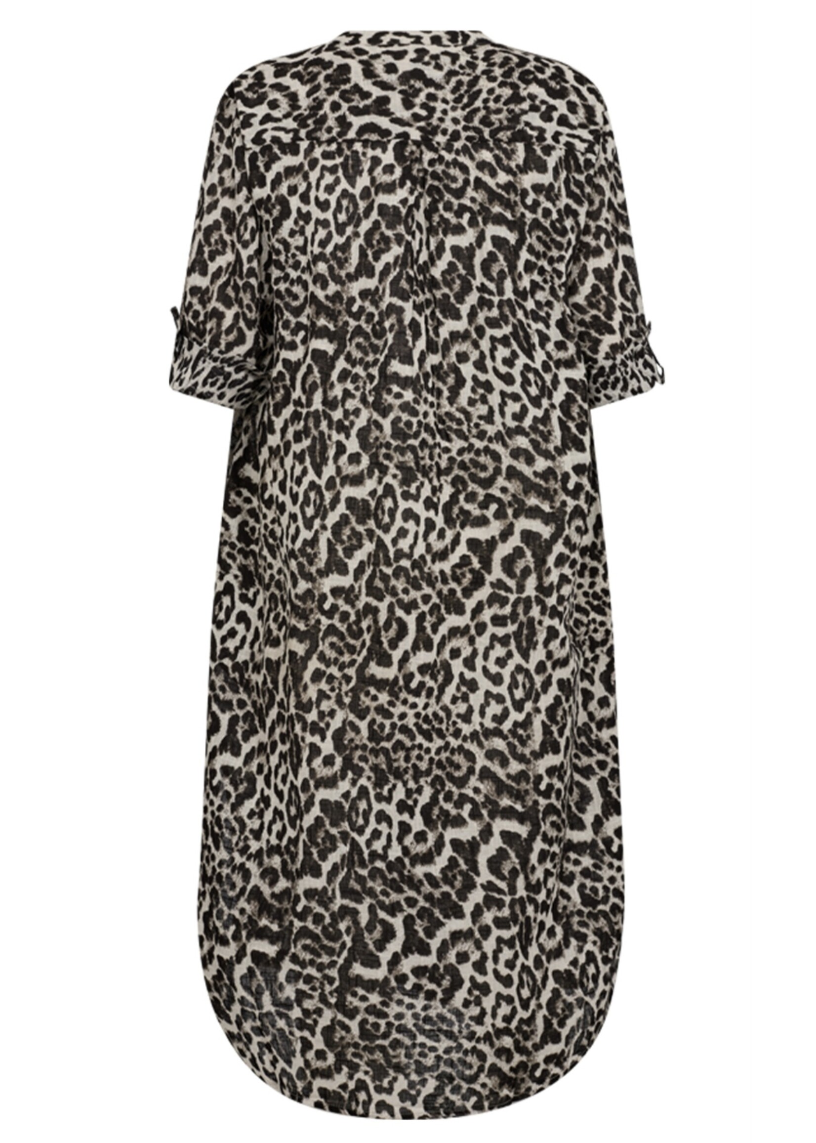 Freequent Freequent - Osia - Dress - Silver Mink with black