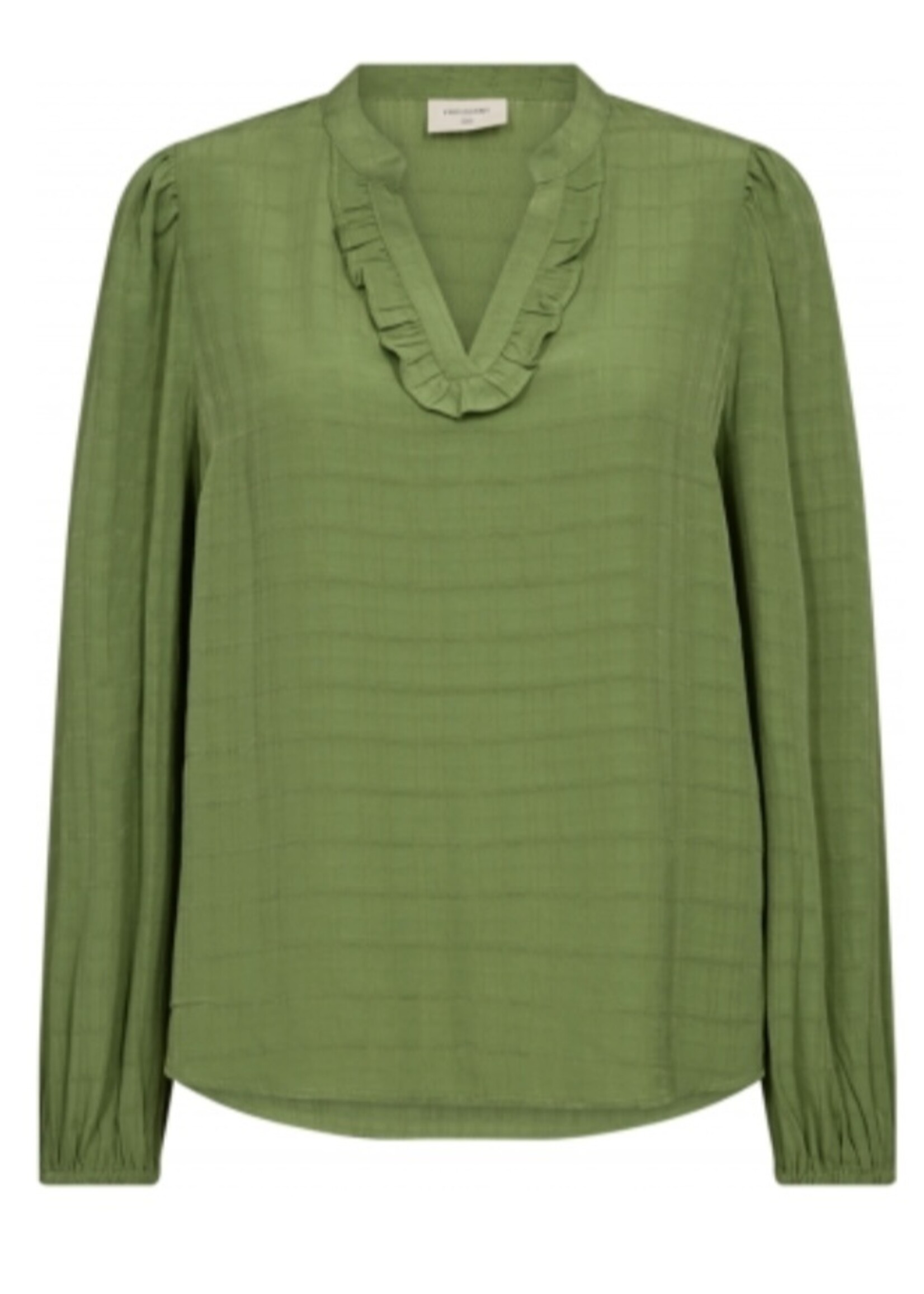 Freequent Freequent - Need - Blouse - Pale mauve, Piquant green, Rococco red