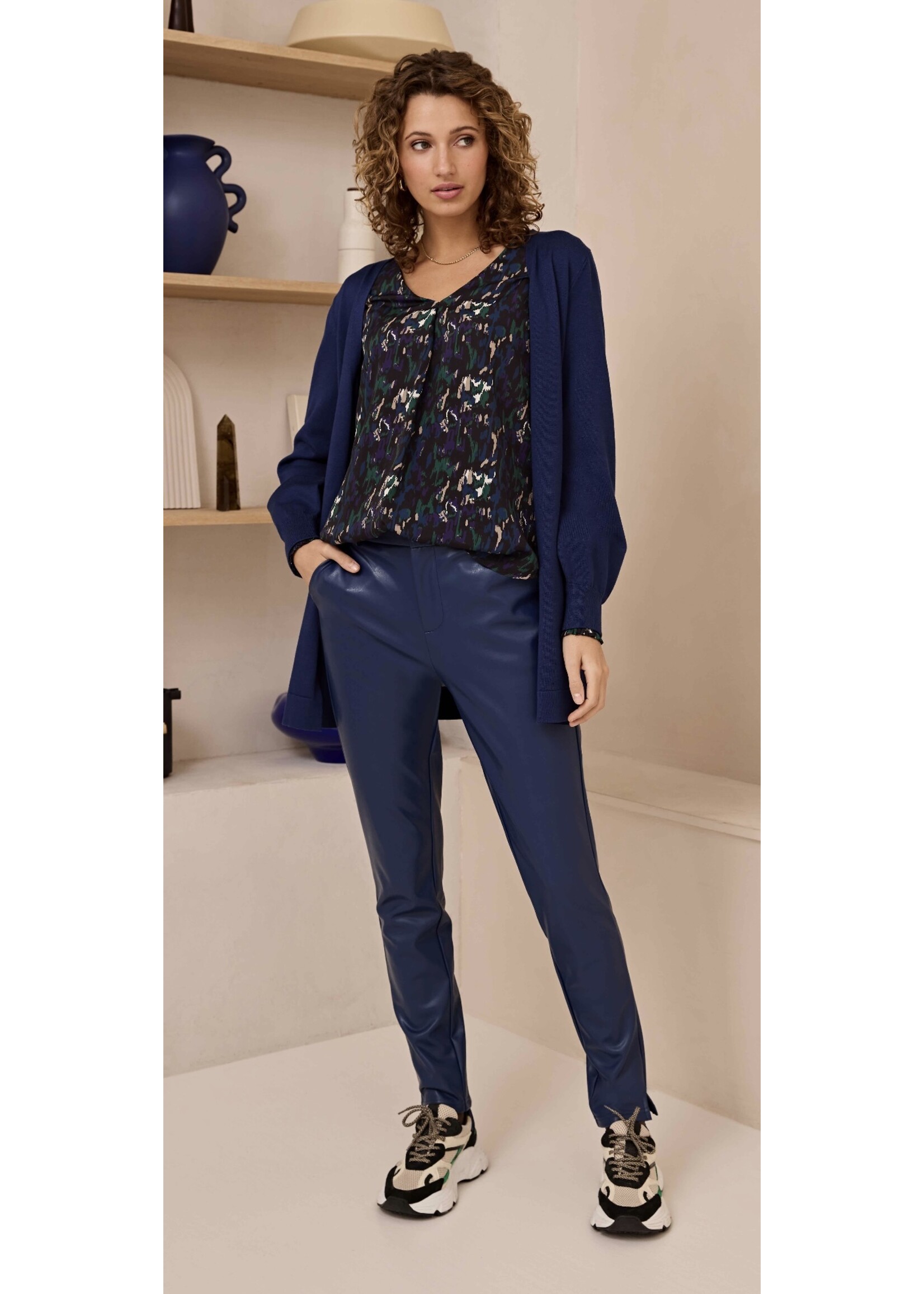 C&S C&S - Ilanka - Broek -  Saffierblauw