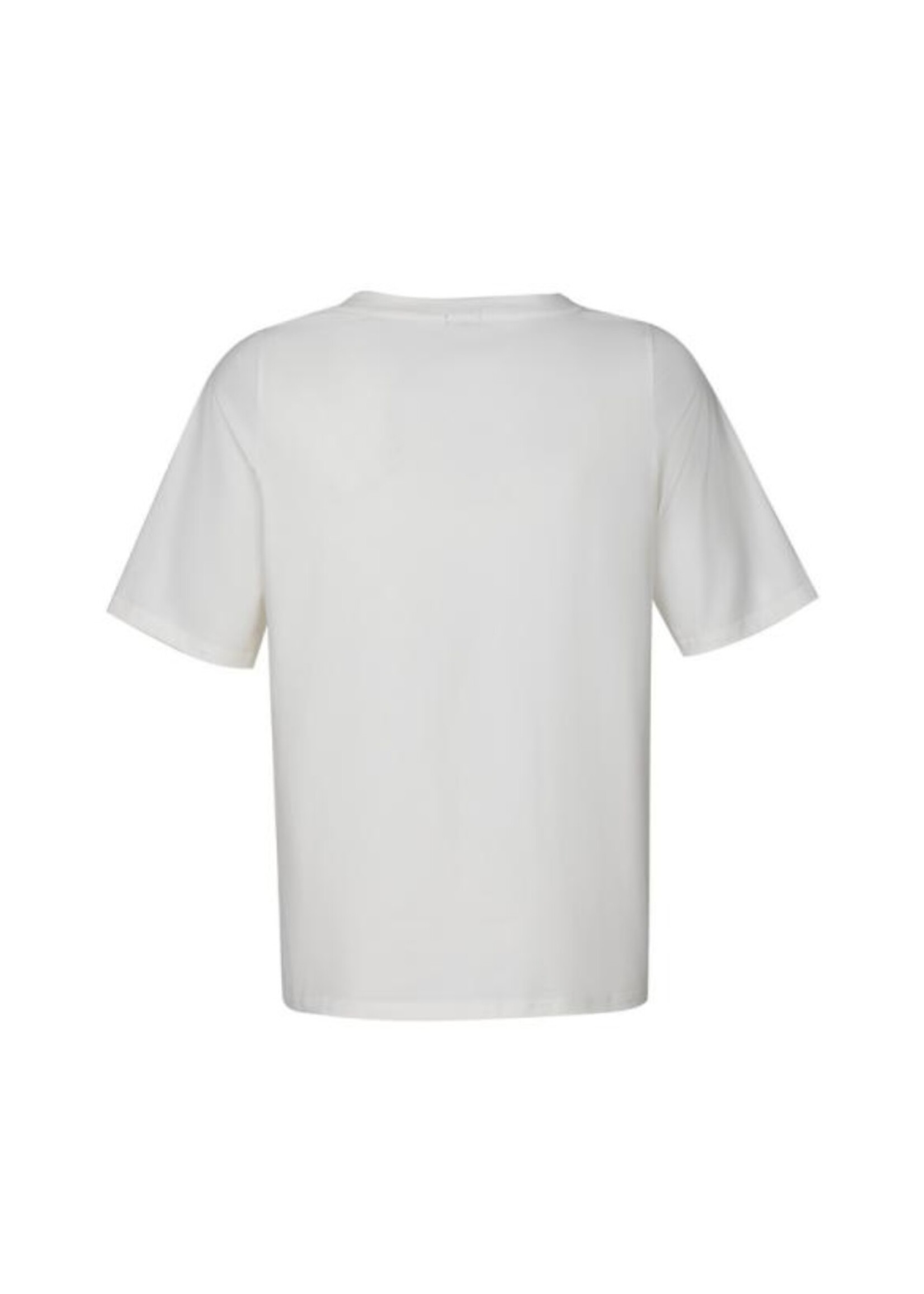 Exxcellent Exxcellent - Fay - T-shirt - Offwhite/Saffierblauw