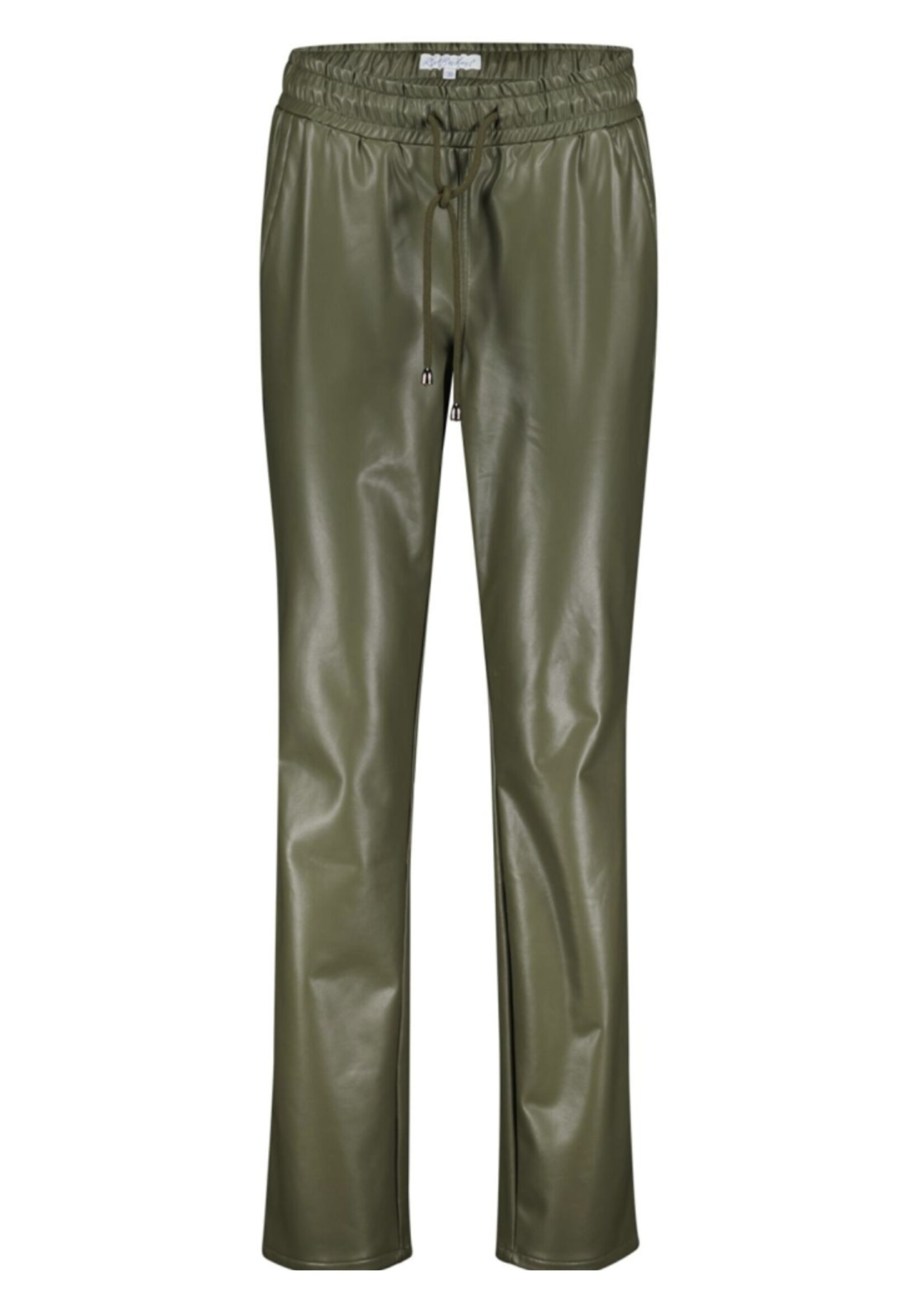 Red Button Red Button - Tessy faux leather - Broek - Darkgreen, Stone, Chocolat