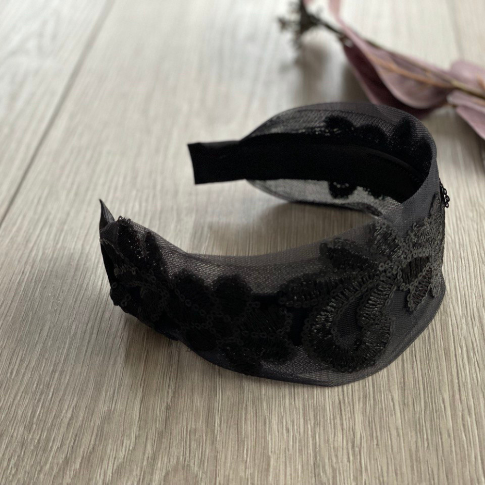 AUSVERKAUF Haarreifen CHRISTINA, schwarz