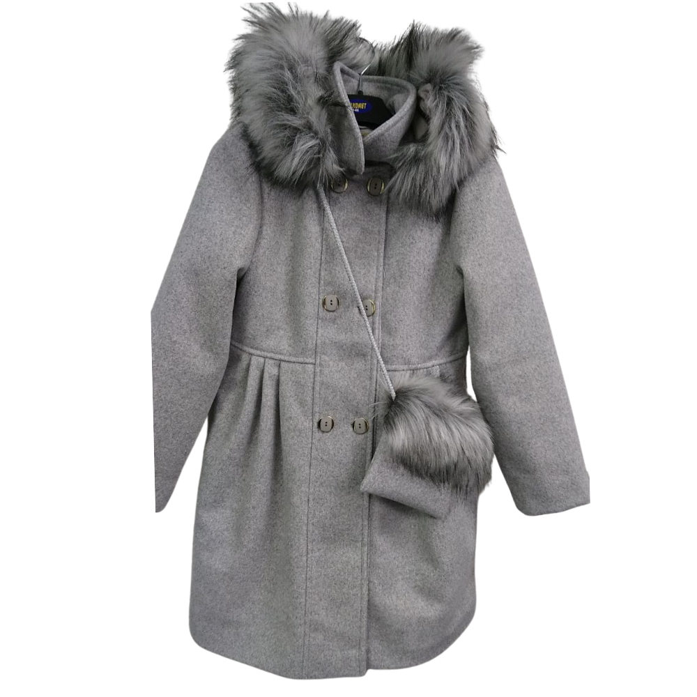 Mädchen Wintermantel GRETA, grau