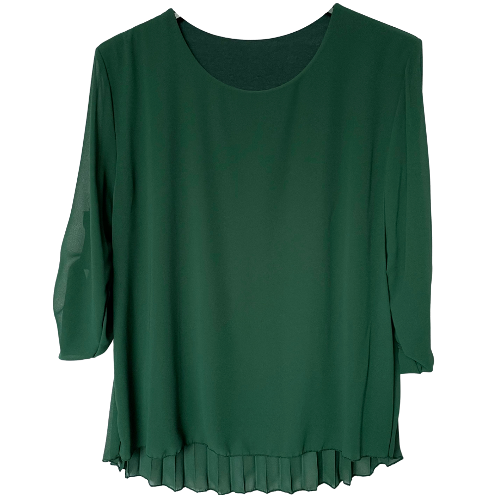 Damen Chiffonbluse ELINA, grün