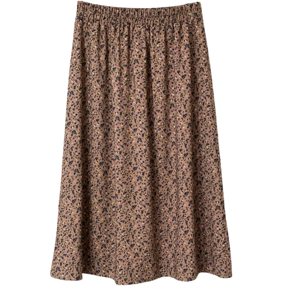 PEM PEM Damenrock AGNES, cappuccino geblümt