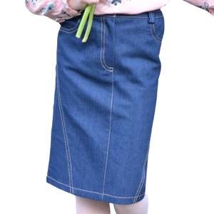 PEM PEM Mädchen Jeansrock DIANA, blau