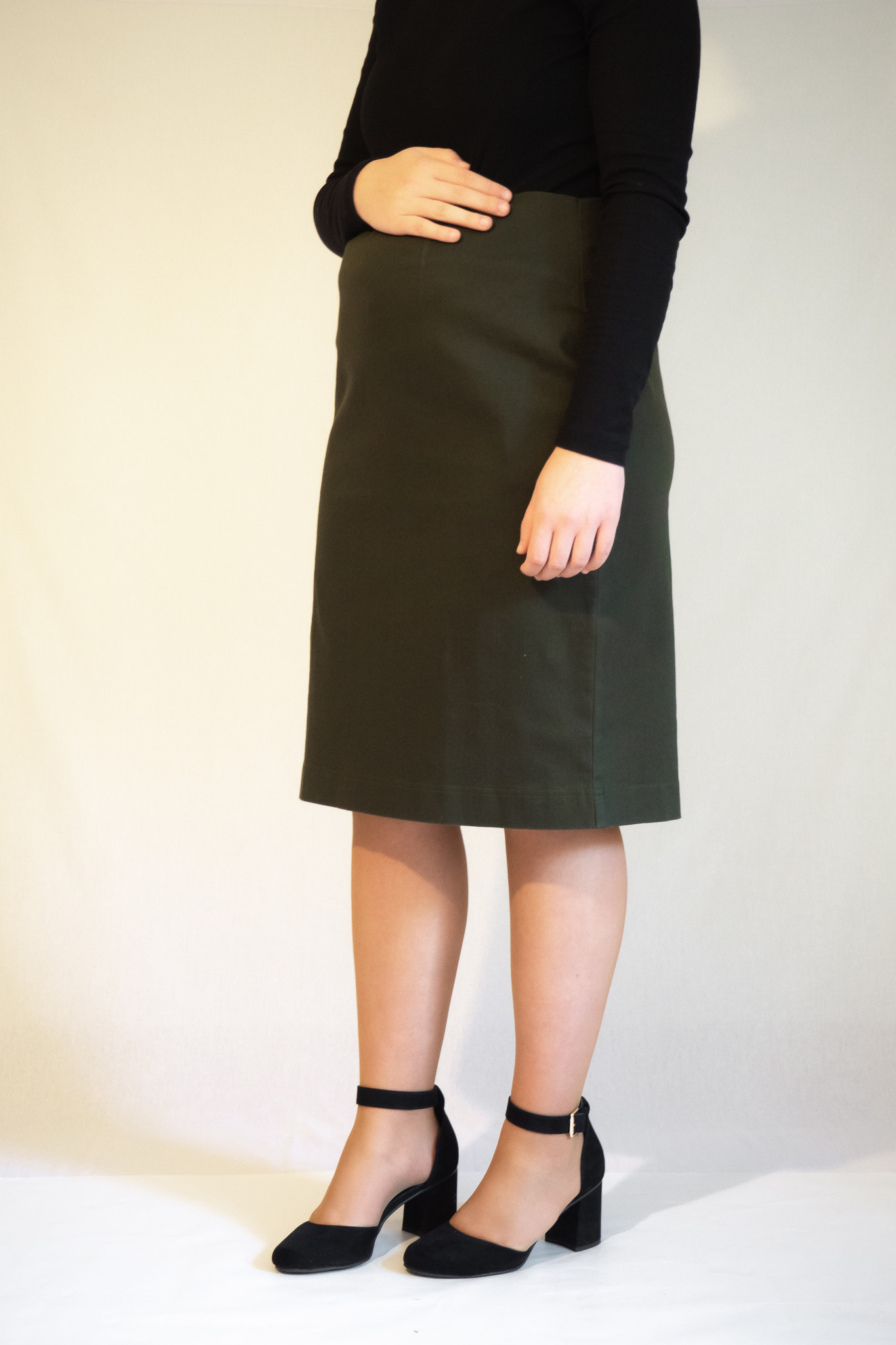 EXELIT DOO ELIT Damen Umstandsrock MIRIAM, oliv