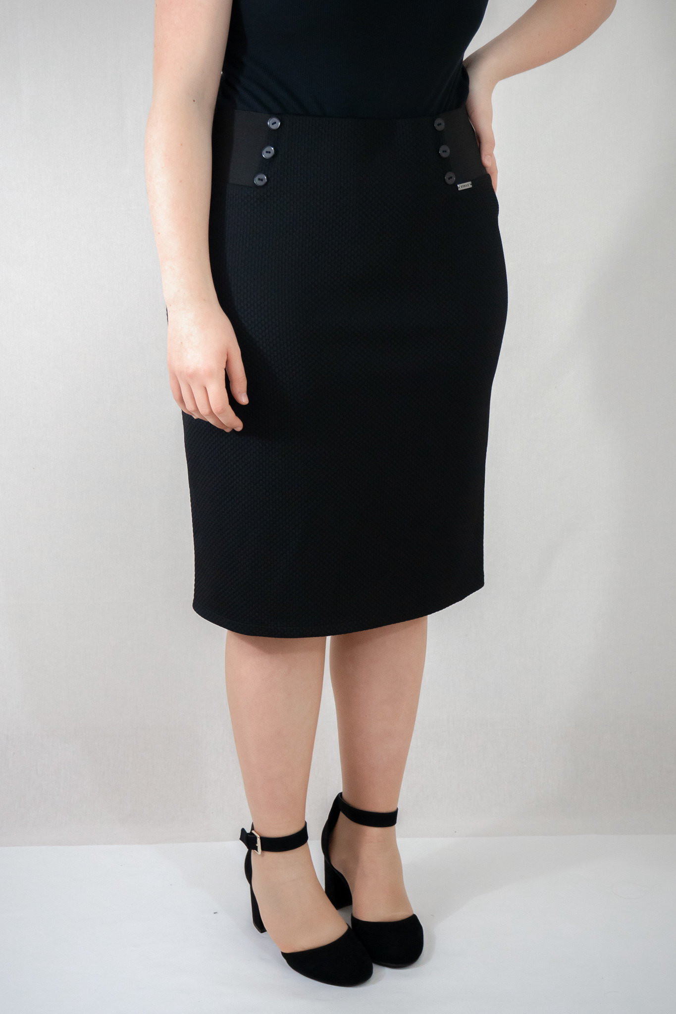 Renax Stretchrock MONIKA 62 cm, schwarz