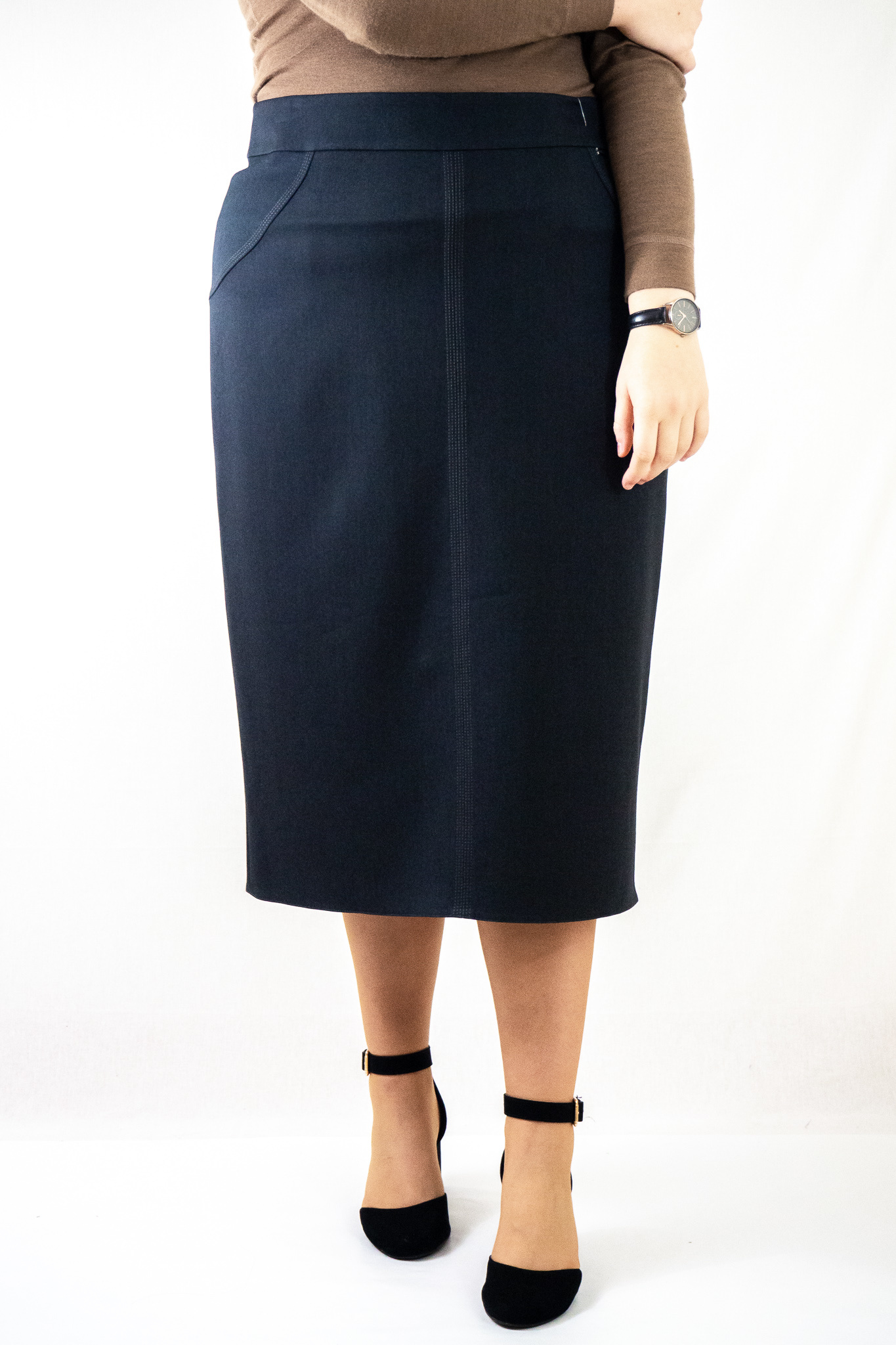 Renax Damen Classicrock EMMA, dunkelgrau, lang
