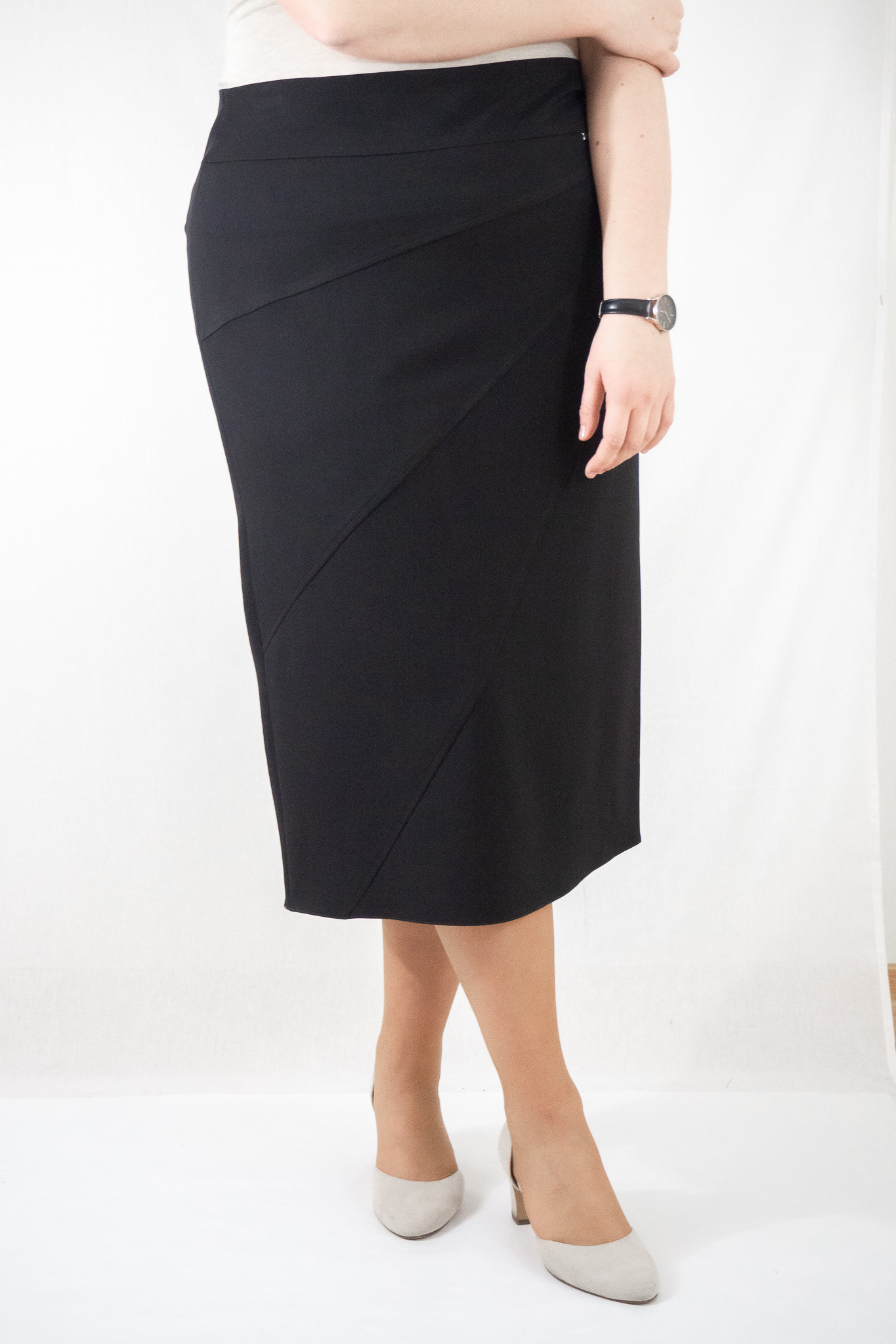Renax Damenrock MELISSA, schwarz, 80 cm lang