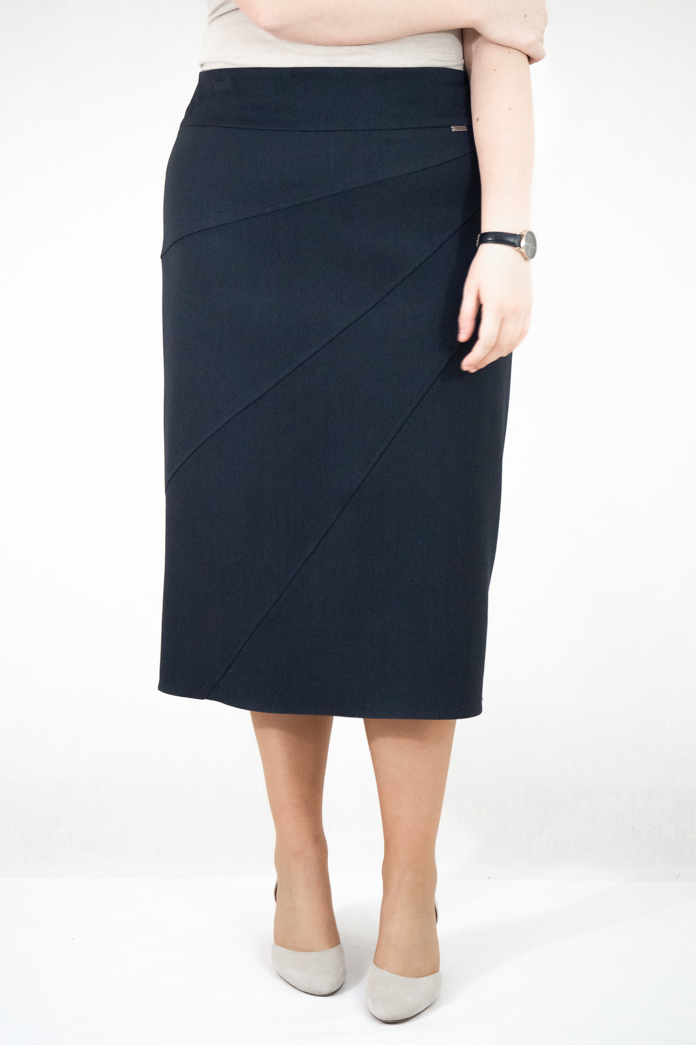 Renax Damenrock MELISSA, anthrazit, 80 cm lang