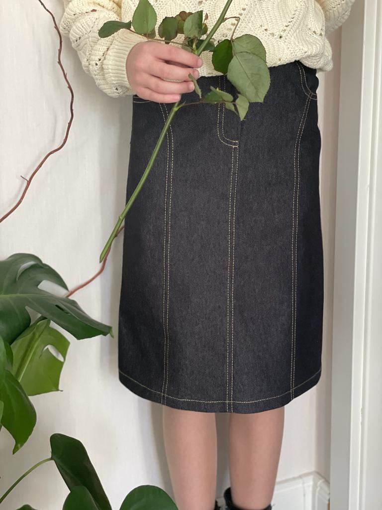 PEM PEM Mädchen Jeansrock MANUELA, schwarz