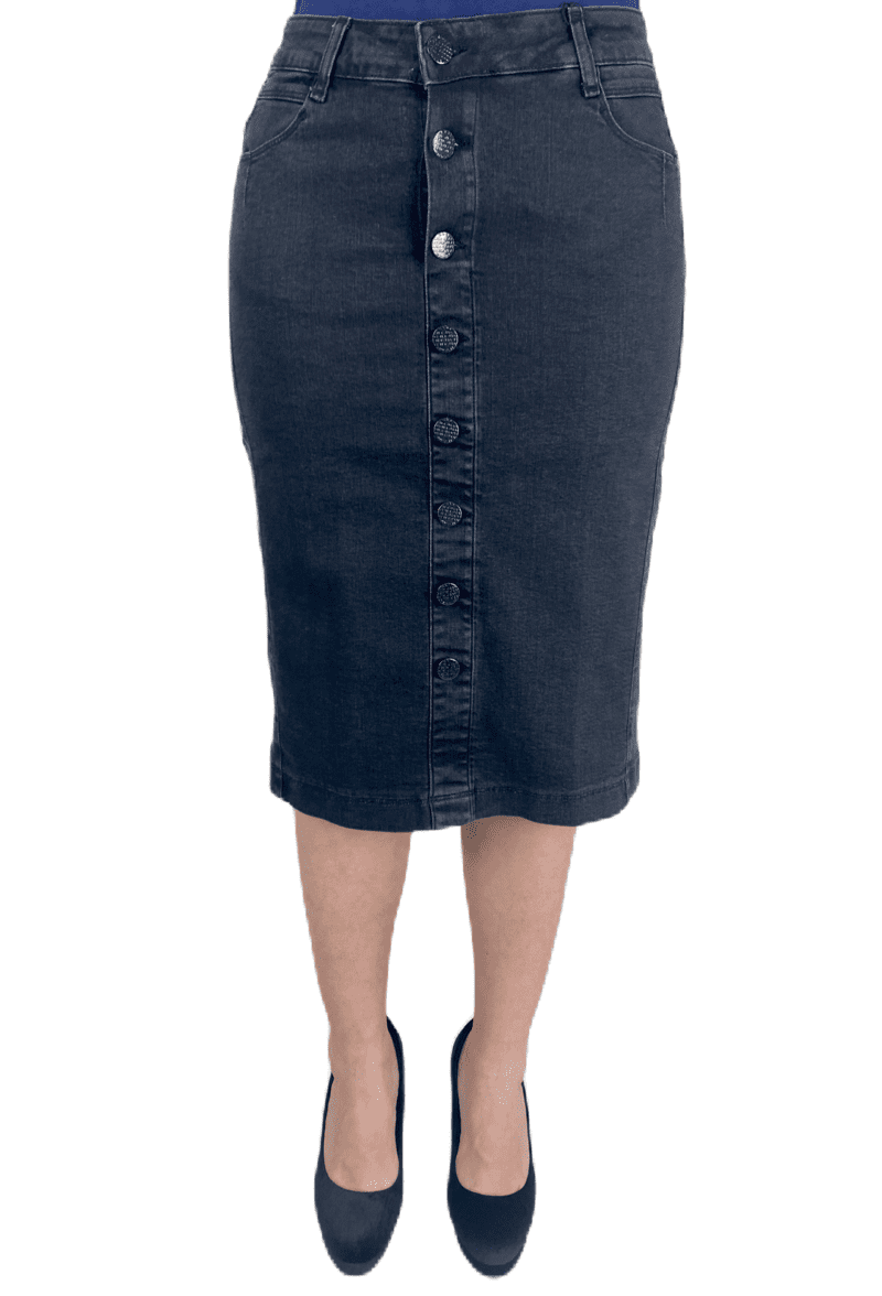 EXELIT DOO ELIT Damenrock LINA, schwarz, 69 cm
