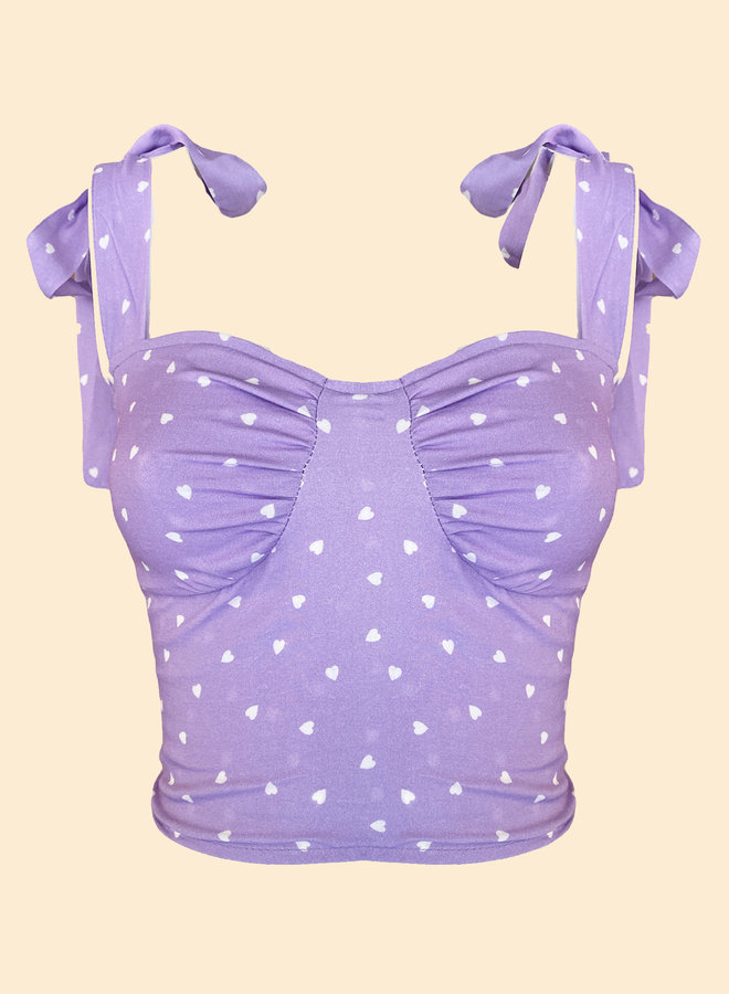 Cropped Top Amour - Violet