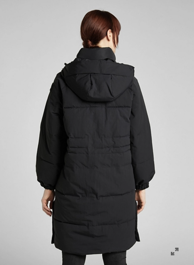 Lee Long Puffer Jacket - Black