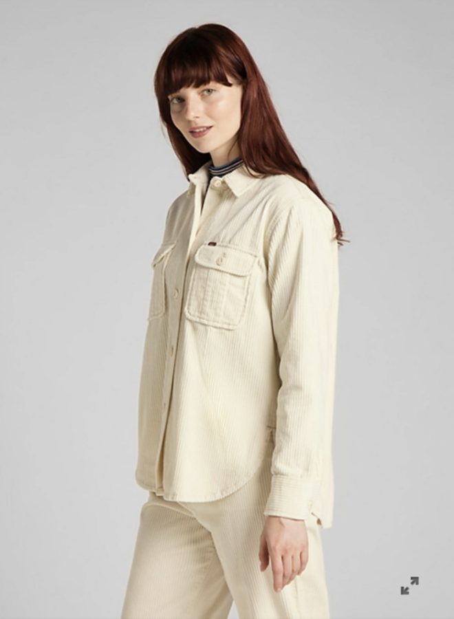 Lee Relaxed Fit Overshirt - Shark Tooth