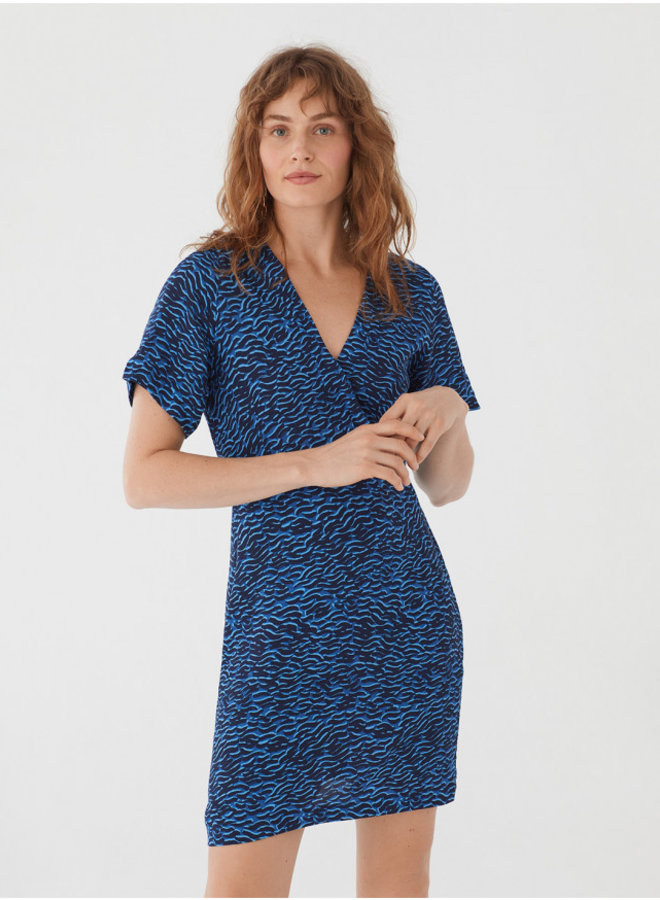 Nice Things Waves Print Dress