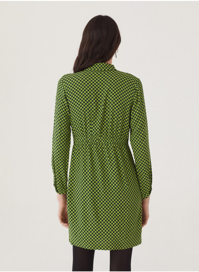 Nice Things Vestido "Checkerboard Print" Dress