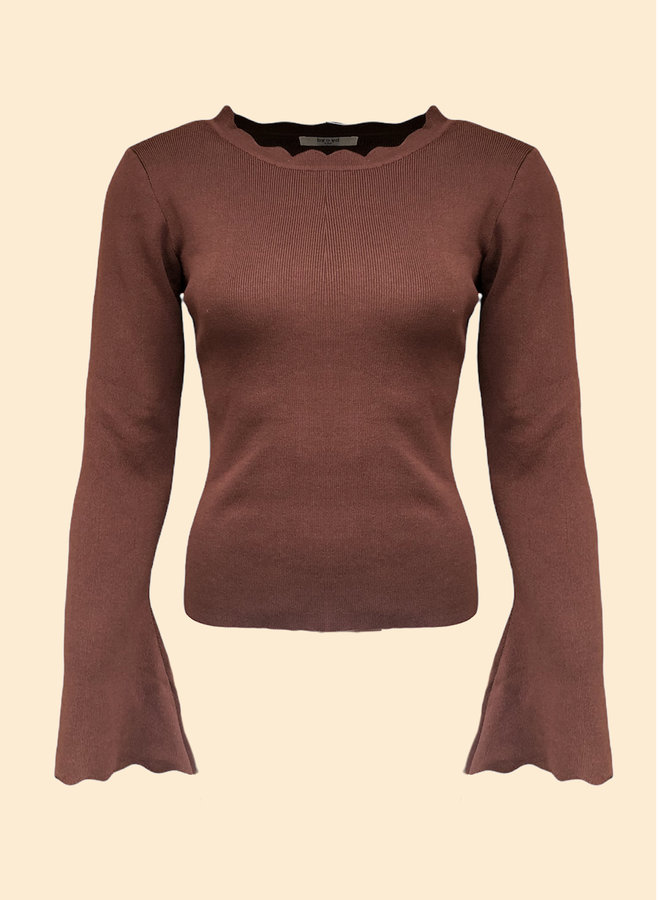 Top Clara - Marron