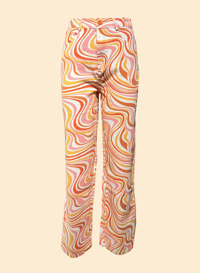 Swirl Jeans - Rose