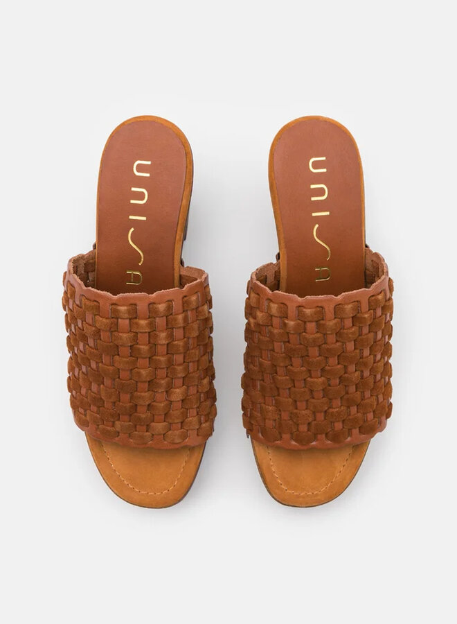 Unisa Table RAN Clogs - Saddle