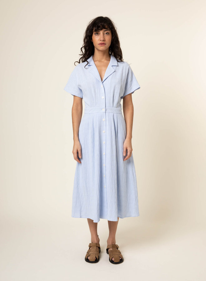 FRNCH Robe Alexandra - Bleu Clair