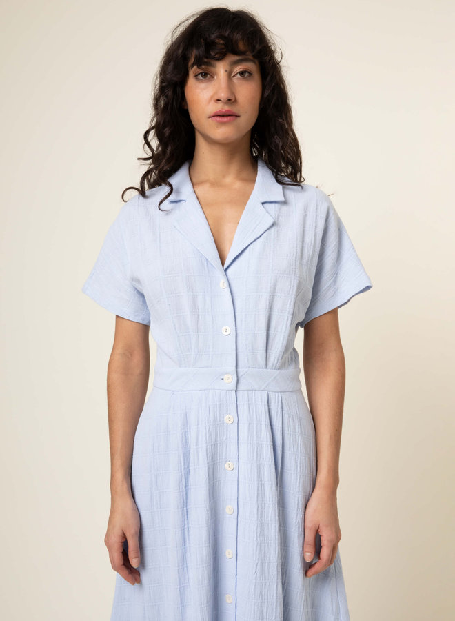 FRNCH Robe Alexandra - Bleu Clair